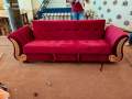 Sofa Combed With Storage 3 Seater Red Valvet & Custumize Colours Special Offer Available From Customized........ 
