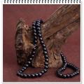 New Fashion Long Shiny Jet Black Beads Bracelet For Men. 