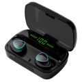 M10 tws cvc8.0 Digital Display Black Good If With No Reduction Headphones Wireless Earphone. 