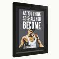 Bruce Lee Quote Poster Frame, Framed Bruce Lee Poster - Raqeeq OFD67. 