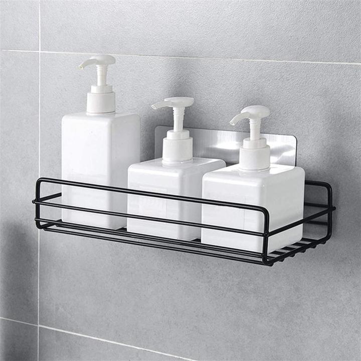 Self-Adhesive Metal Bathroom Rack Storage Shelves - Bathroom Storage Rack Corner, Bathroom Corner Shelf Organizer Storage, Bathroom Shelf/Shelves Corner