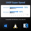 POSUGEAR SATA USB 3.0 Adapter, 5 Gbps Super Speed USB to SATA Cable for External 2.5 Inches/3.5 Inch HDD/SSD SATA I/II/III Hard Drive Adapter, Support UASP, External Power Supply 12V 2A Power Adapter, Compatible with PC, MacBook, PS5, Xbox, PS4. 