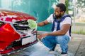 TURTLE WAX - MICROFIBER / MICROFIBRE - SCRATCH FREE CAR WASH MITT. 