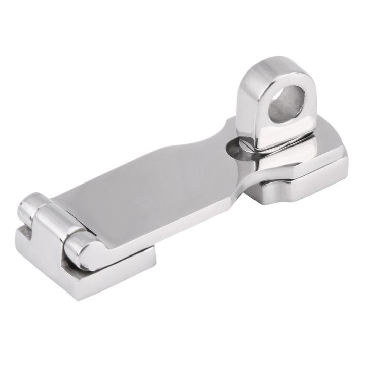 Boat Stainless Steel Locker Latch Clamp Anti-Rattle Marine Hatch Fastener 75MM