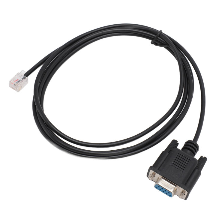 Hot DB9 RS232 To RJ11 6P4C Serial Console Cable PVC 6ft Plug And Play For