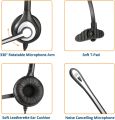 Wantek Corded Telephone Headset Mono w/Noise Canceling Mic Compatible with ShoreTel Plantronics Polycom Zultys Toshiba NEC Aspire Dterm Nortel Norstar Meridian Packet8 Landline Deskphones(F600S2). 