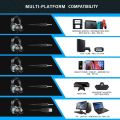 PeohZarr Gaming Headset with 7.1 Surround Sound PC Headset with Mic & Light,  Xbox one Headset PS4 Headset. 