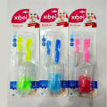 Baby Feeder brush set / feeder brush for cleaning feeding bottle set 2 in 1. 