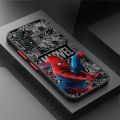 Marvel Spiderman Phone Case for Xiaomi Redmi Note 11 Pro 8 Pro 7 8T 10 Pro 10S 12 9S 9 11S 12S 11T 12 Pro Funda Luxury Cover. 