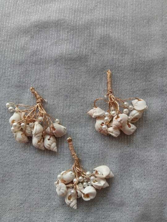 Shell & Pearl Embellished Tassels for Sewing & Crafts | Elegant Design ...