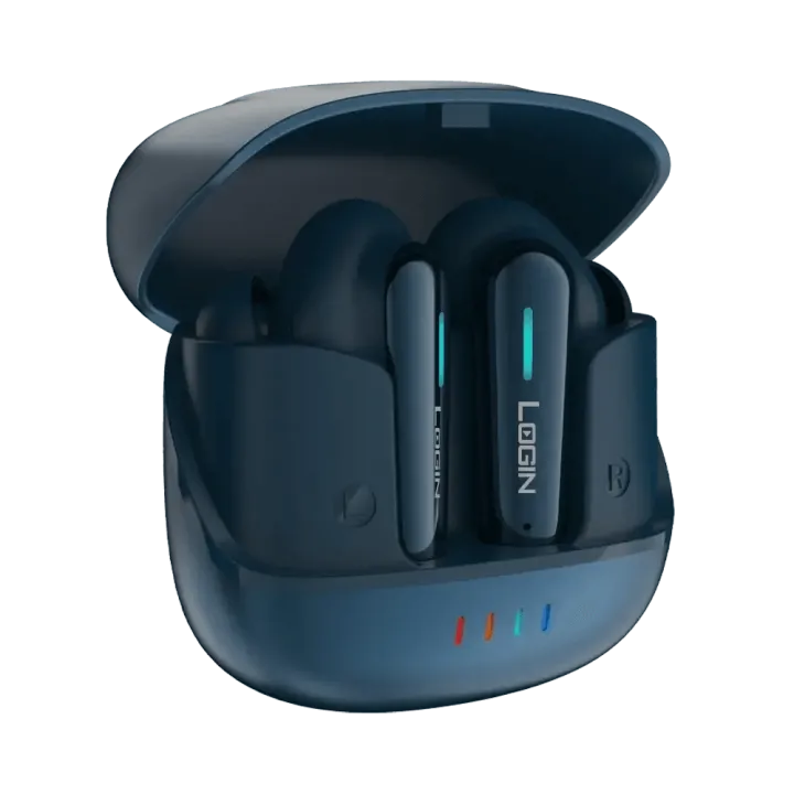 Login L-206 Wireless Earbuds | 4-Mic ENC Clear Calling | Bluetooth 5.3 ...