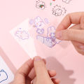 100 pcs/lot children cream goo Guka glue sticker sets/kids goo card tray DIY materials fashion gooka sticker. 