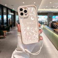 Moon S98 4G 58 A72 A55 A53 A54 A38 AOPPO A5 A7 A16 A17 A74 A76 A78 A94 A5G Phone Case with Hand Strap Deluxe Fresh tar Phone Case. 