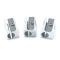 Single hole metal pencil sharpener stainless steel pencil sharpener Stationery Queena. 