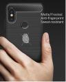 Xiaomi Mi A2 Lite Carbon Fiber Brush Mark Antishock Drop Resistance Silicon Tpu Case Back Cover. 
