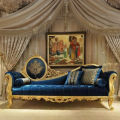 Golden Oak Royal look Luxury 3 seater Dewan - Royal Look. 