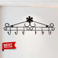 Over Door Hanger with 7 Hooks Metal Over the Door Towel Hook Organizer, Hanging Storage Rack for Hat, Coats, Purses, Scarves, Clothes, Jackets, Belt, Bedroom, Bathroom, Closet. 