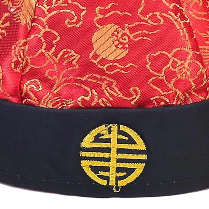 Chinese%20Oriental%20Hat%20Silk%20Party%20Costume%20Cap%20for%20Dance%20Cosplay%20Photography%20Red%20Black%2054cm%20-%20Image%204