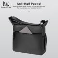 LouisWill Men Bags Messenger Bags Men's Shoulder Bag Multi-Pockets Waterproof Oxford Cloth Large Capacity Bag Wear-Resistant Backpack Business Casual Bag Fashion Crossbody Bag Cloth Bag Zipper Sling Pack Casual Bag. 