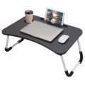 Multifunctional Versatile Foldable Laptop Desk, Portable and Lightweight Stand for Bed, Couch, Breakfast, Work, Reading and Writing, Lap Table with Large Tray. 