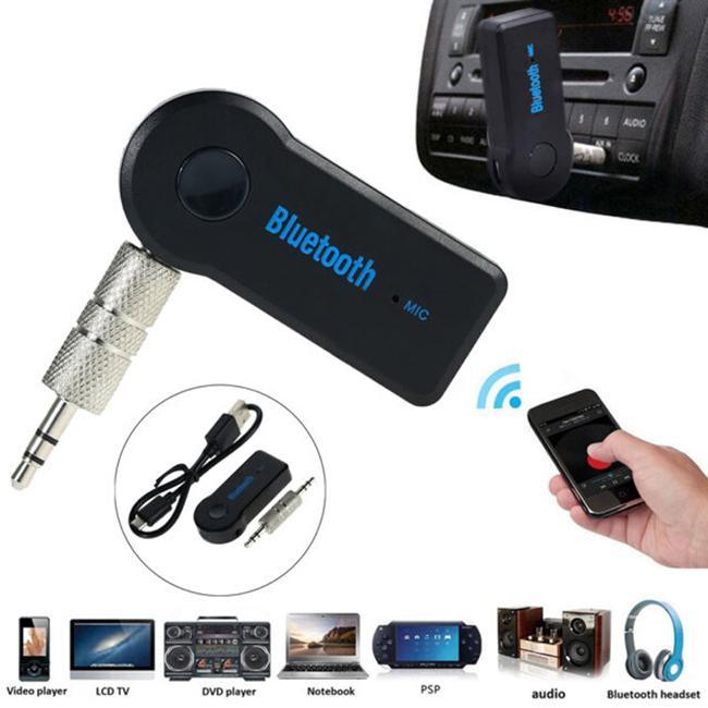 BT Receiver Car Wireless Bluetooth Receiver Adapter 3.5mm Aux Audio Stereo Hands-free Music Home Kit Device