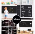 RNN   Large Chalkboard Sticker Paper - DIY Black Board Wall Adhesive Contatct Paper Roll -2 x 3Feet & 2 x 4Feet - Black. 