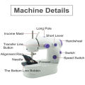 Mini Handheld Sewing Machines Dual Speed Double Thread Multifunction EU/US/UK Electric Automatic Tread Rewind Sewing Machine - Handheld Sewing Machine in pakistan. 