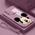 Casing For VIVO V2043 V2032 V2026 V2029 V2027 V2052 V2038 V2042 V2054 V2037 V2048 1935 1938 1901 1902 1904 1906 Stylish Mickey Mouse Rubber Phone Cover Glossy Electric Plating Case Shockproof Casing. 