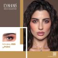 DAHAB Soft Contact Lenses Smokey #25 Color Eye Lens Soft Eye Lenses With Solution Kit High Quality Daily Use Lens. 