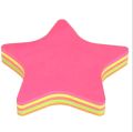 Star Shaped Multicolor Sticky Notes, Bright Colors Self Stick Writing Pads 3X3 inch - Pack of 1 / 100 Sheets. 