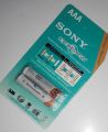 AAA Size Sony NI-MH 1.2V Rechargeable Cells. 