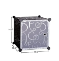 8 Cubic Plastic Cabinets With Magnetic Doors. 