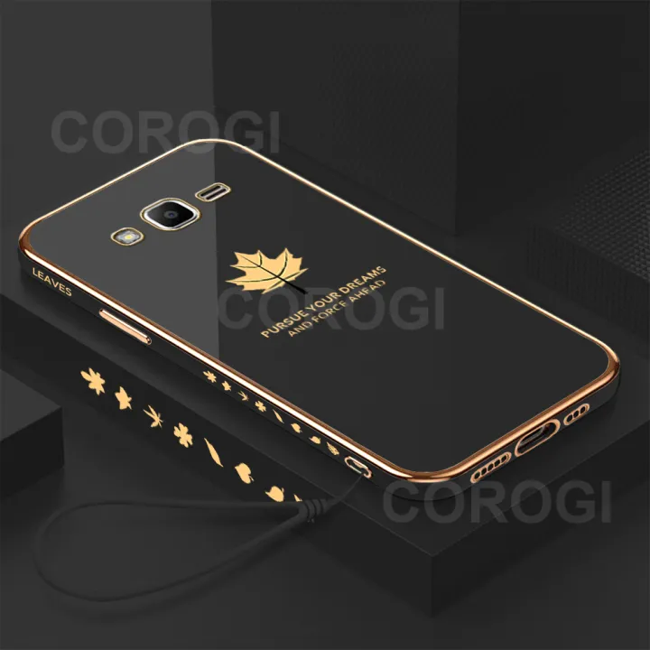 For%20Samsung%20Galaxy%20Grand%20Prime%20Plus%20Back%20Cover%20with%20Lanyard%20Fashion%20Shiny%20Plating%20Maple%20Leaf%20Design%20Camera%20Lens%20Protection%20Square%20Edge%20Soft%20Silicone%20Protective%20Phone%20Case%20-%20Image%202