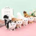 1 Pcs Rabbit Hair Plush Cat Toys Kids Plush Stuffed Cat Doll Baby Toy Gift Home Decor. 