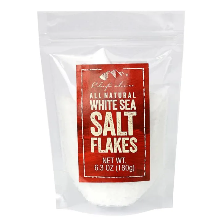 Chefâ€™s Choice All Natural White Sea Salt Flakes 180g | Daraz.pk