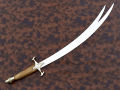 custom handmade Zulfiqar sword decoration. 