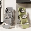 Multipurpose 3-Layer Organizer, Kitchen Utensil Organizer, Cosmetics Organizer, 3-layer Save Space Cutlery Organizer for Restaurant, Kitchen Countertop Cabinet Multipurpose Utensil Holder.. 