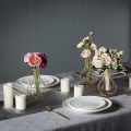 Gold Decor Vase,Flower Vase Glass Test Tube. 