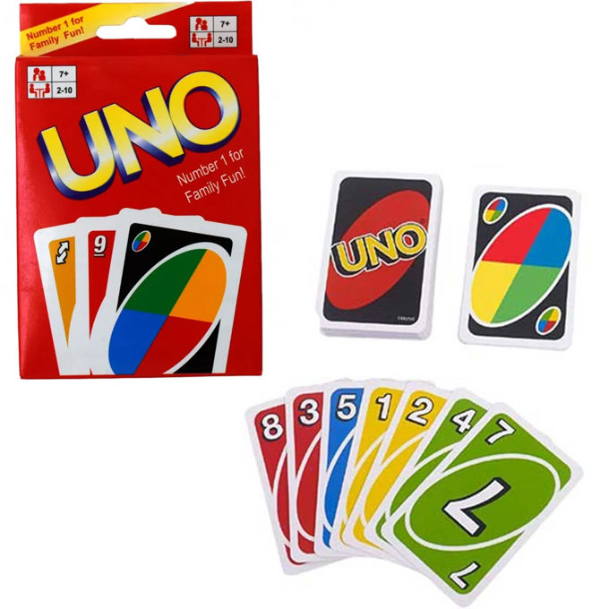UNO Card Game - Multicolor