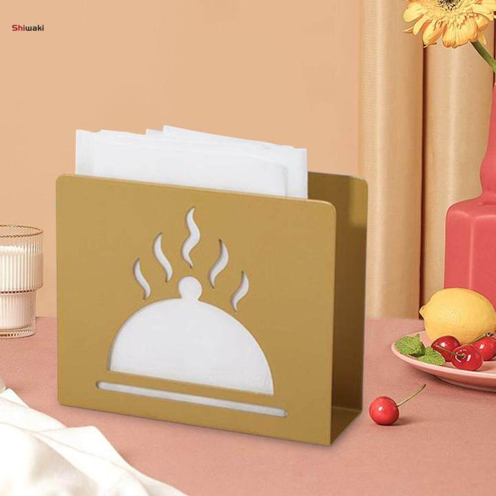 Paper Napkin Holder Freestanding Dispenser Home Decor for Dining Table Countertops