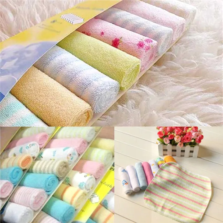 6%20pcs%20Infant%20Newborn%20Bath%20Towel%20Washcloth%20Children%20Handkerchief%20-%20Image%203