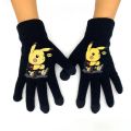 Pokémon Pikachu Winter Children's Warm Gloves Anime Cartoon Knitted Touch Screen Gloves Boys Girls Cute Printed Gloves Kids Gift. 