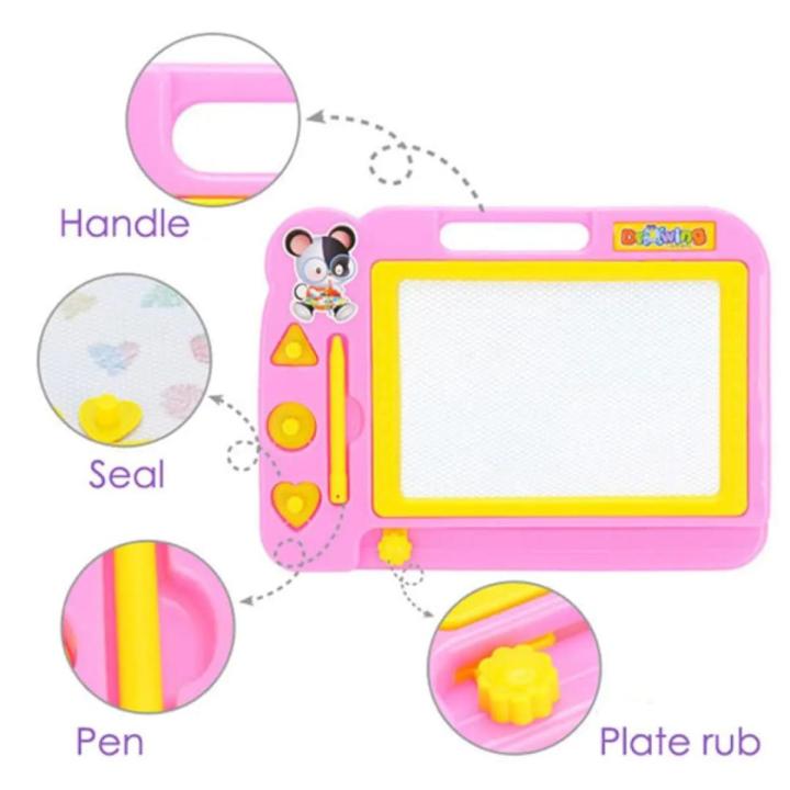 Magic Slate for Kids Doodle Pen and Slate pad Magic Slate Easily erasable by Slide For Kids