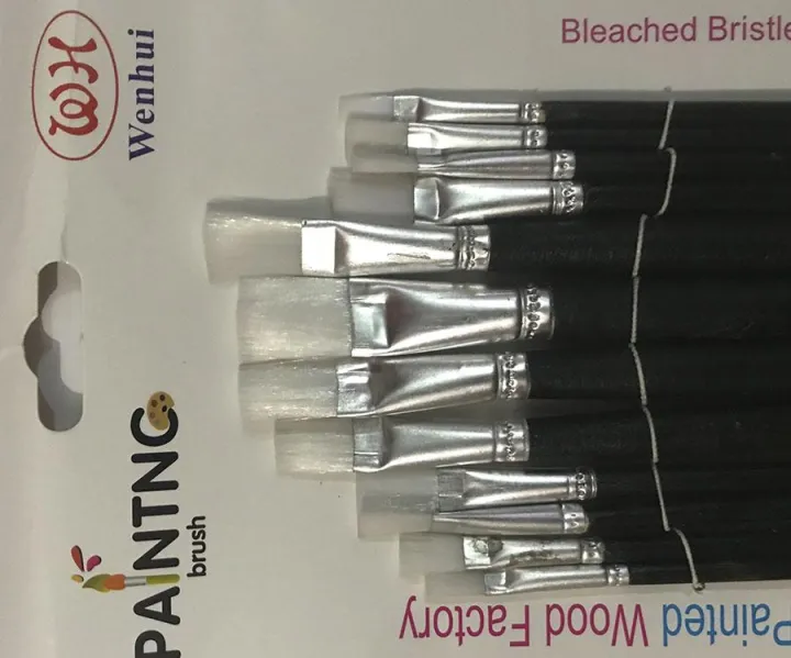Paint%20Brushes%2012%20Set%20Professional%20Paint%20Brush%20flat%20Tip%20Nylon%20Hair%20wooden%20long%20handle%20Artist%20quality%20Brush%20for%20Acrylic%20Watercolor%20Oil%20Painting%20-%20Image%203