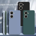 Lenuo Luxury Square Liquid Silicone Phone Case For Huawei nova 10 SE Back Cover Thin Soft Candy Casing. 