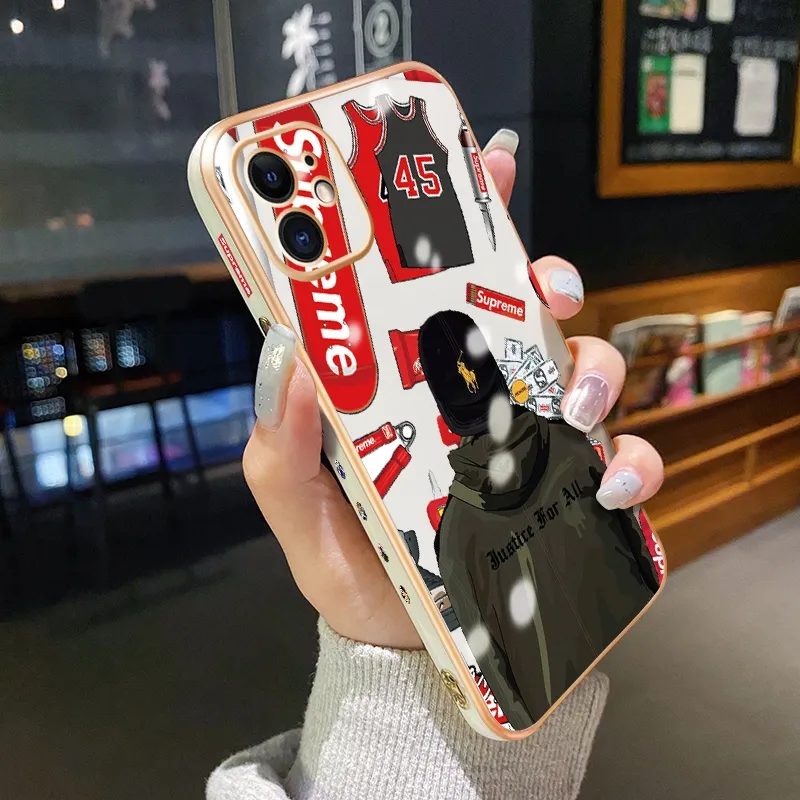 YIWESAN For iPhone 11 Pr Case Plating Side Edge Square New Design