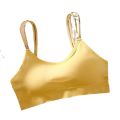 Thin Padded Non-wired Seamless, letter straps beautiful back wrap chest, vest with chest pad seamless bottom bandeau girl's bra Free Size 30 - 36. 