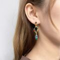 Anime Genshin Impact Earrings Zhongli Mona Xiao Barbatos Ayaka Kazuha Tartaglia Barbara Hutao Cosplay Ear Studs Drop Earring. 