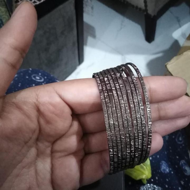black metal bangles for girls and women