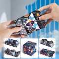 Magic Cube 2 in 1 Set Puzzle Brain Teasers Toy Geometric Brain Teaser Puzzles Geometry 3D Logic IQ Games Puzzle Cubes for Kids and Adults. 